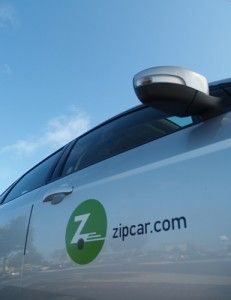 ZipCars feature more advanced technology than an average car such as touchscreen interface and locking the door through an app.Photo by: Andy Morales