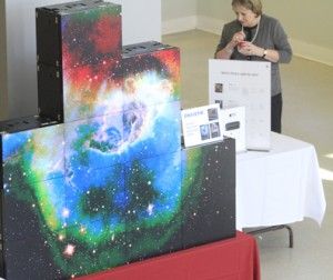 A galactic presentation is shown at last year's TechEXPO. TechEXPO is held every year by Georgia Southern University to showcase state-of-the-art technology for attendees.File photo