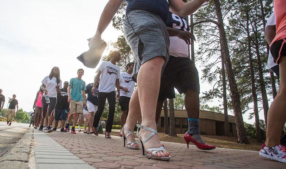 GSU+hosts+4th+annual+Walk+a+Mile+in+Her+Shoes+event
