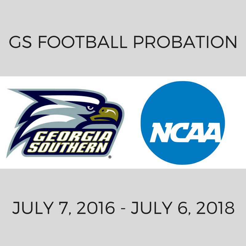 Georgia+Southern+Football+Team+on+Probation