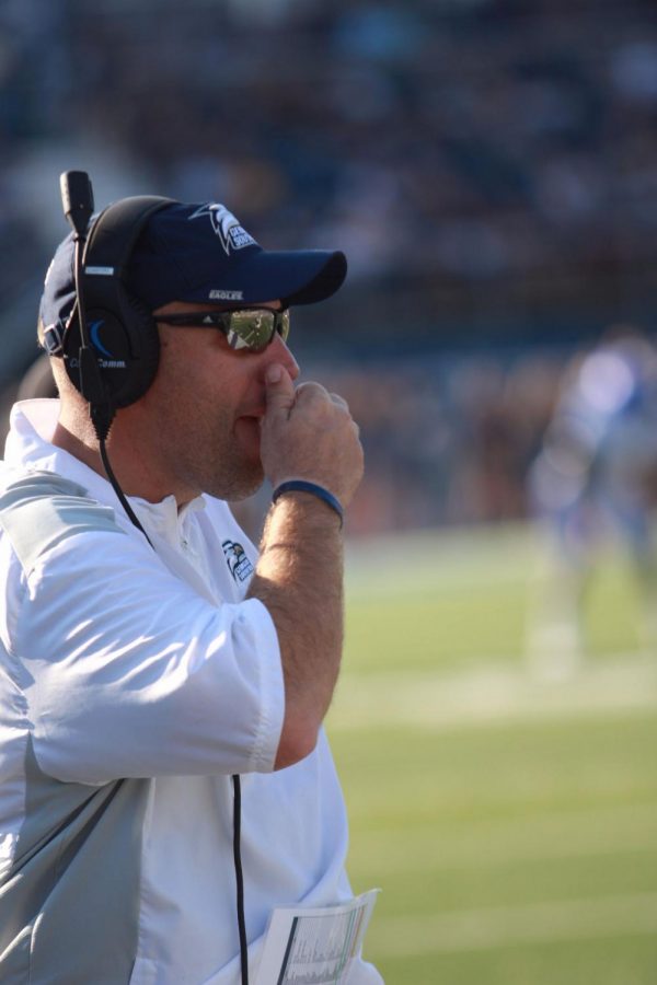 Chad Lunsford took over as head coach on Oct. 22 after the UMass game. Lunsford has an 0-3 record as head coach.