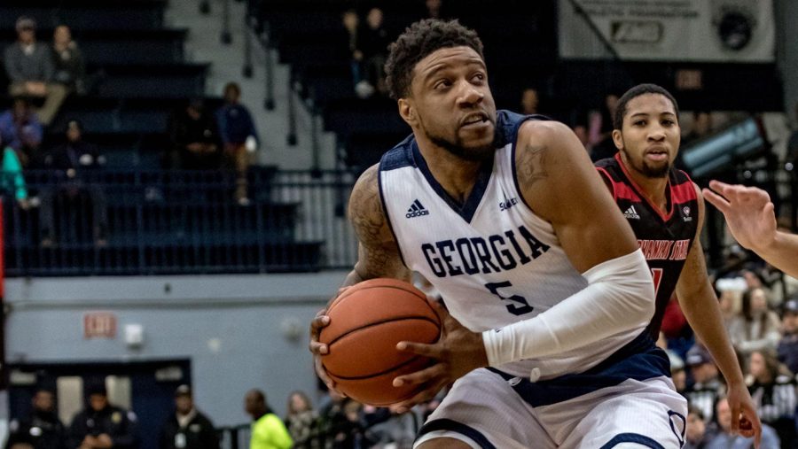BJ Gladden is one six GS seniors playing in their final game in Hanner Fieldhouse Saturday against Troy. 
