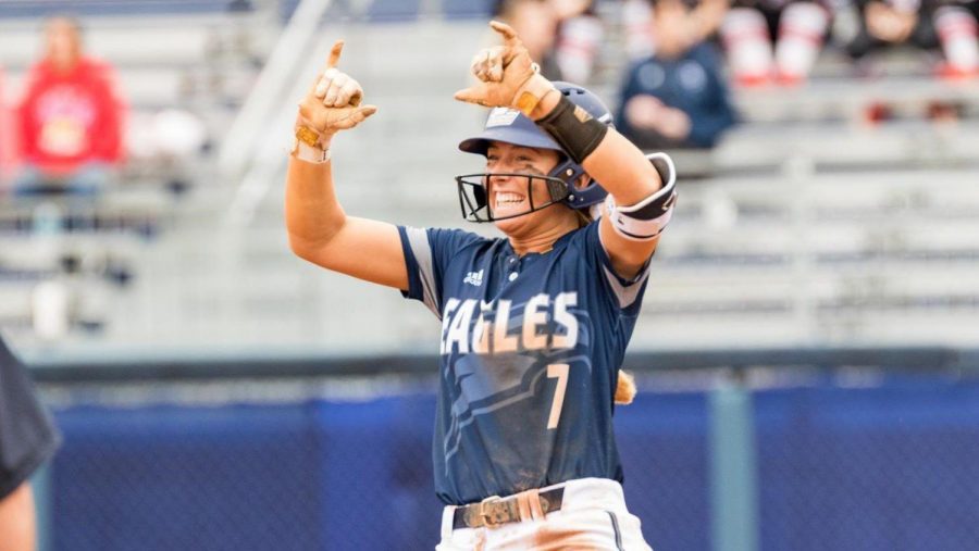 Sophomore Shelby Wilson had two homeruns in the series win over Appalachian State. 