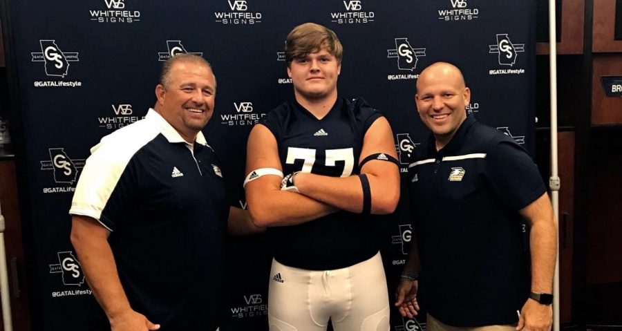 OL Griffin Carder committed to Georgia Southern Friday. 