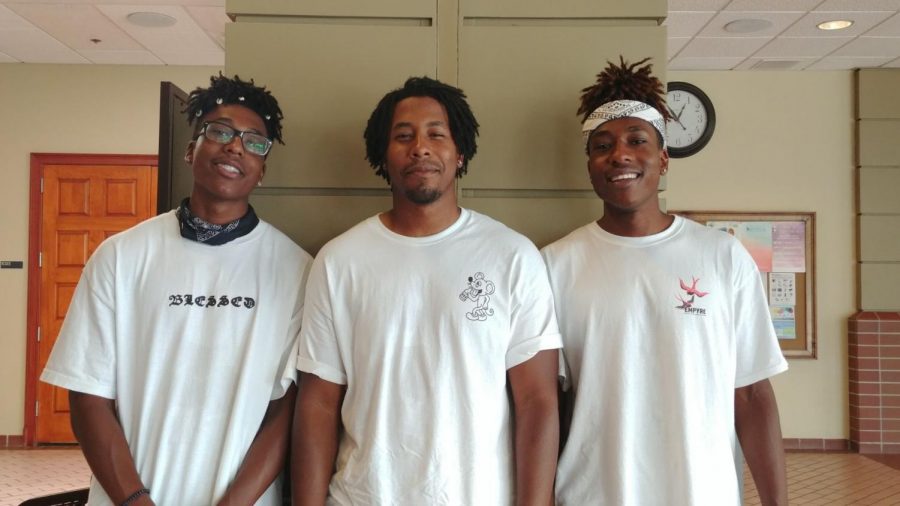 Christian Alex Young (left), NatoJazz (middle), and Cam Young (right) are a student rap group called ItsFridayNite. Cam and Christian are undeclared freshmen at Georgia Southern University on the Armstrong campus and Nate is a graduate with two associates degrees in computer support.