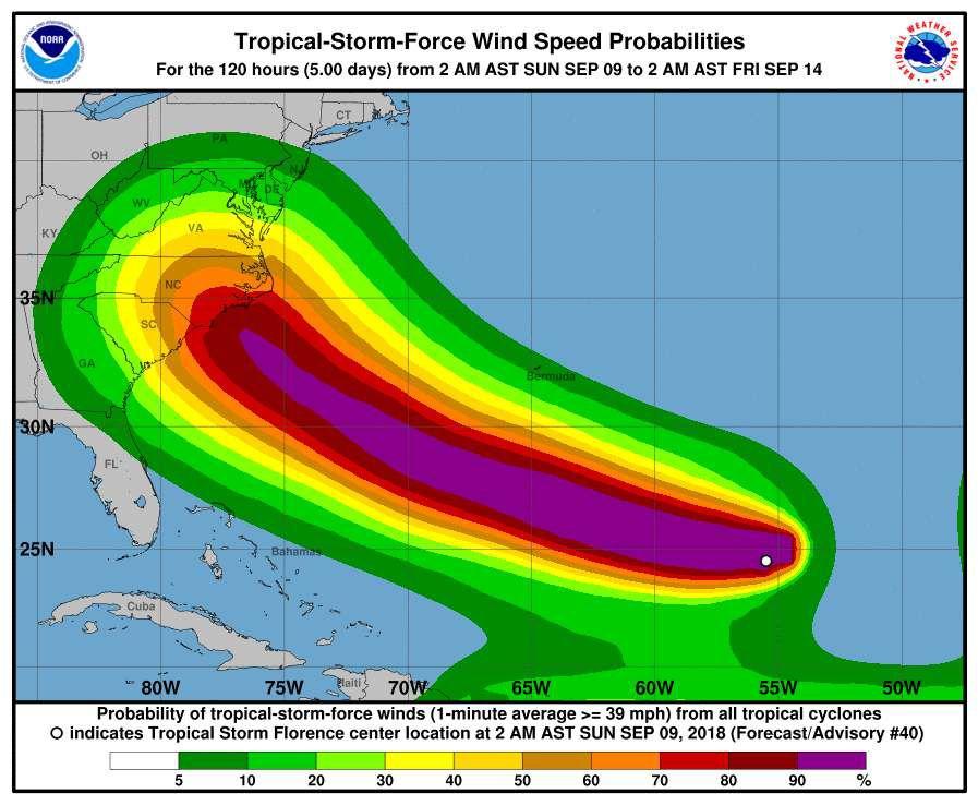 Hurricane+Florence+expected+to+impact+southeast+coast