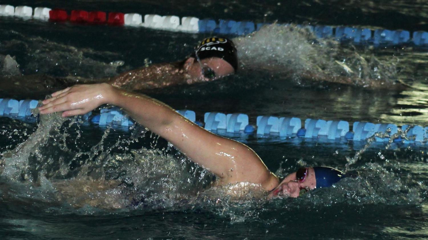 Eagles swim team victorious in Caldwell’s debut