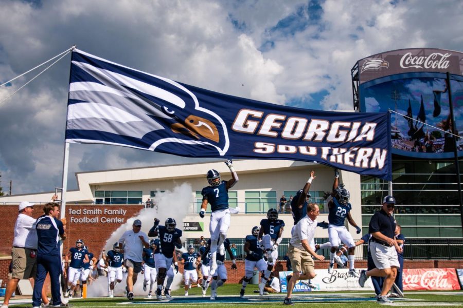 At 5-1, the Georgia Southern Eagles have the opportunity to clinch a bowl game this Saturday in Las Cruces, New Mexico. 