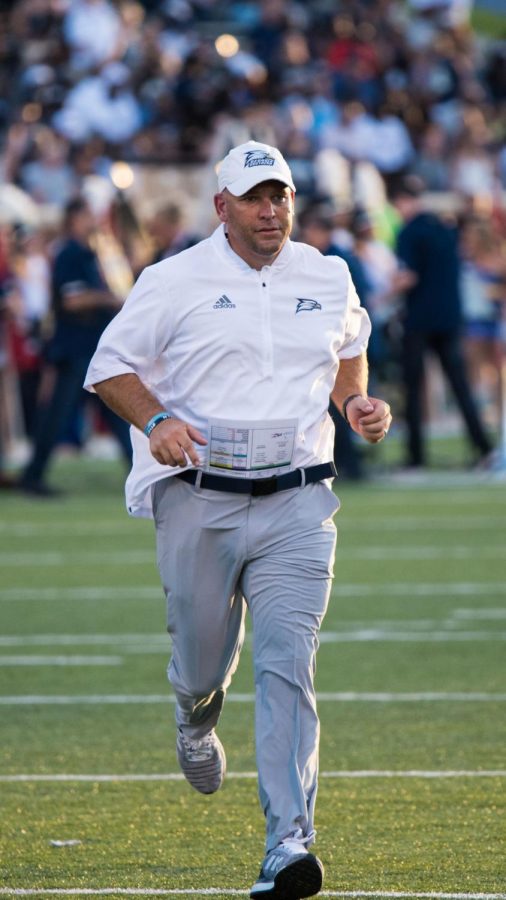 In his first full season as head coach of the Georgia Southern Eagles, Chad Lunsford has led the team to a bowl game. 