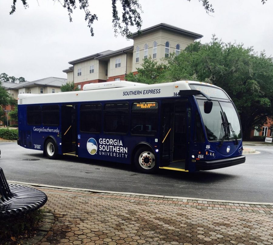 A Georgia Southern student was arrested for simple assault on a heated exchange on a campus bus.