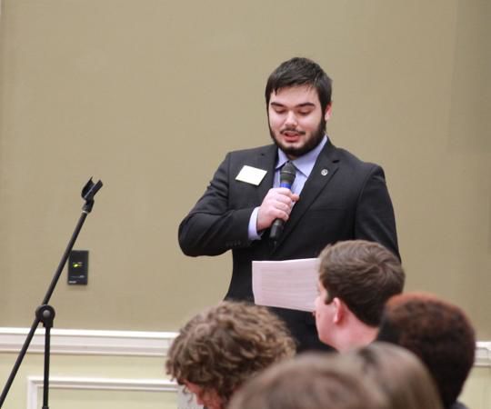 The resolution, which calls upon administration to create a new plan for commencement, was brought to Statesboro by Armstrong speaker Tyler Tyack at the first senate meeting of the semester.