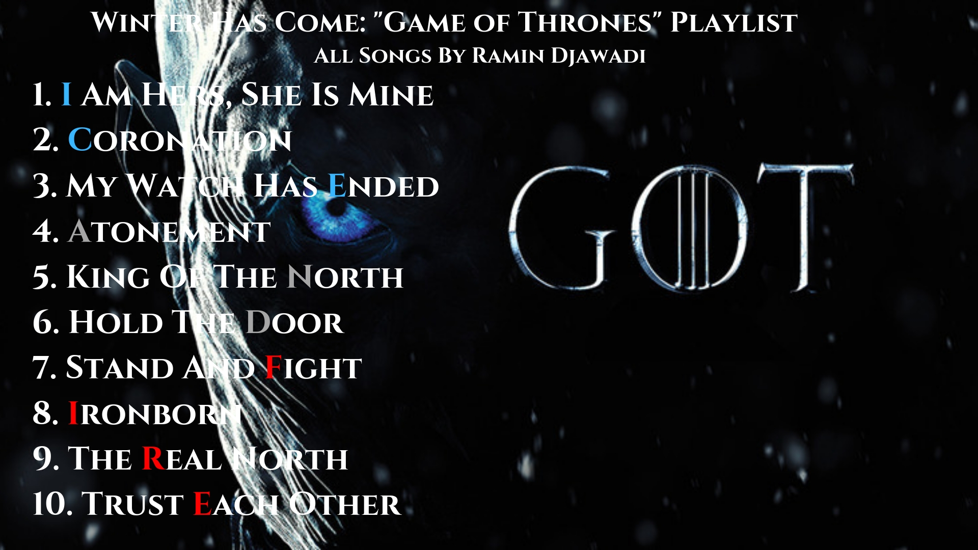 Winter Has Come_ Game of Thrones Playlist