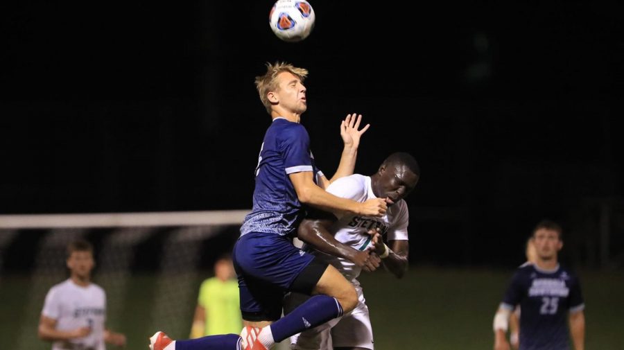 The Georgia Southern mens soccer team holds a 3-3 record going into this game.