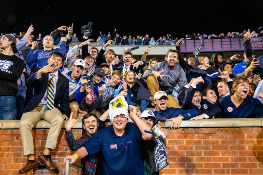 Students were ready to storm the field once the final play was over and GS officially beat a ranked opponent for the first time in Paulson Stadium.