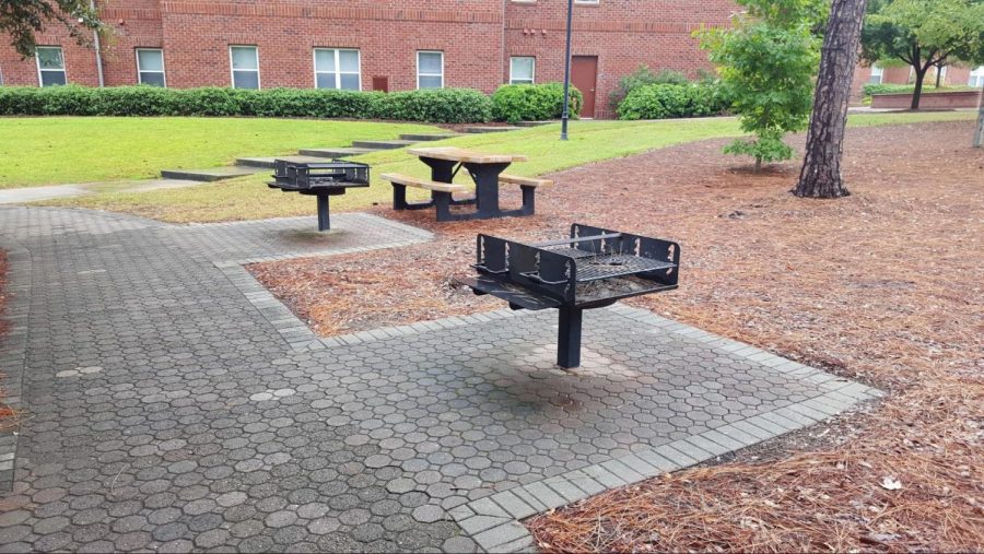Amber J. Culpepper, J.D., Interim Director, Equal Opportunity and Title IX Coordinator said that grills that were used to burn the books did not have to be reserved for use.