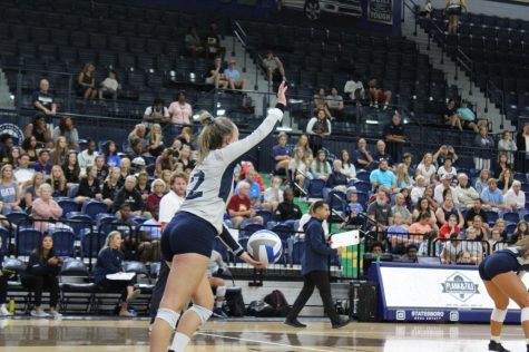 The Georgia Southern volleyball team will take on Troy at 6:30 p.m.