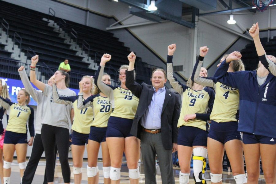 The Georgia Southern volleyball team finished 7-20 in Chad Willis first year as head coach.