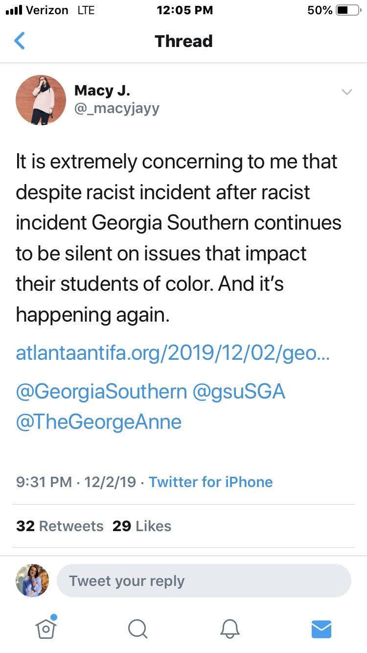 Georgia+Southern+student+gives+presentation+on+replacement+migration%2C+sparking+outrage+online
