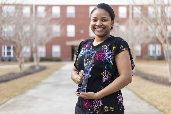 Telecia Taylor was named Professional Staff Member of the Year at the 2019 