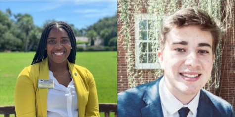 Kahria Hadley (left) and Spencer DeMink (right) are the SGA executive vice presidents of the Statesboro and Armstrong campuses respectively.