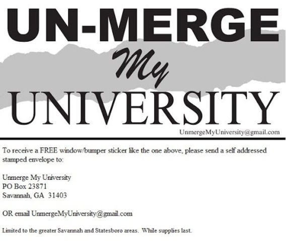 Un-merge My University campaign is gaining popularity on the Armstrong campus.