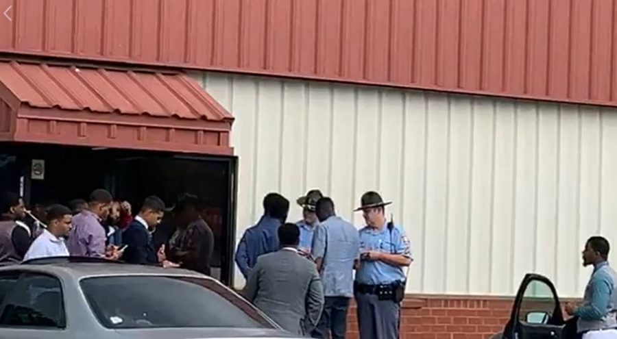 Georgia State Patrol troopers gave the pastor of the church and four others citations for reckless conduct after the service. 