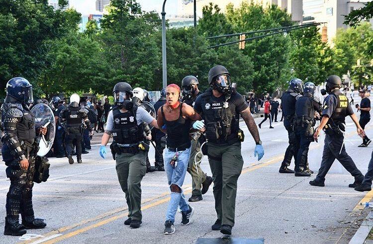 Three+Georgia+Southern+students+were+arrested%2C+then+tear+gassed+by+Atlanta+Police%2C+after+protesting+in+Atlanta