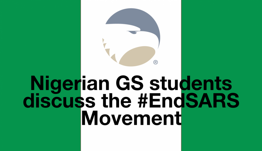 Nigerian students on the #EndSARS movement