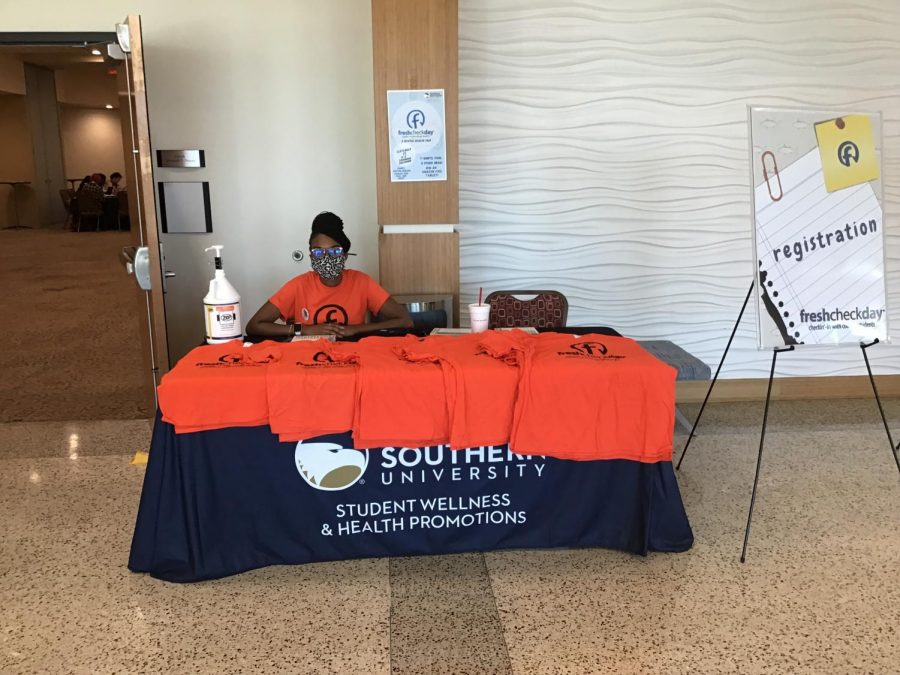 Fresh Check Day registration table