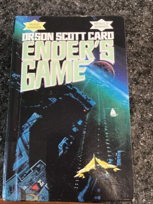 Enders Game by Orson Scott Card in Lane Library