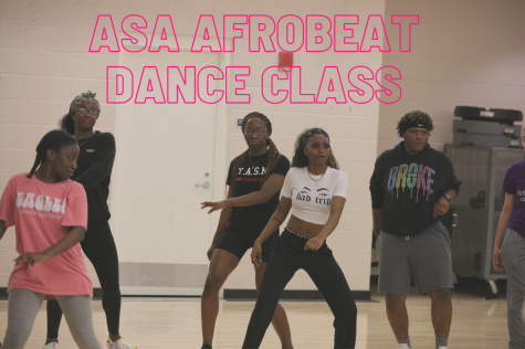 ASAs Afrobeat dance class happened on April 19th at the RAC. It was one of their many events during ASA Week.
