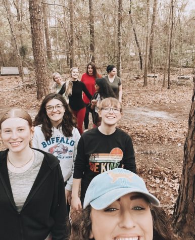 PRSSA at Southern Adventures Challenge Course
