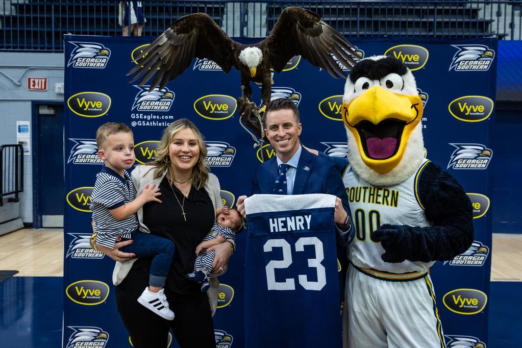 Charlie Henry Introduced As The New Georgia Southern Mens Basketball Head Coach The George 7038