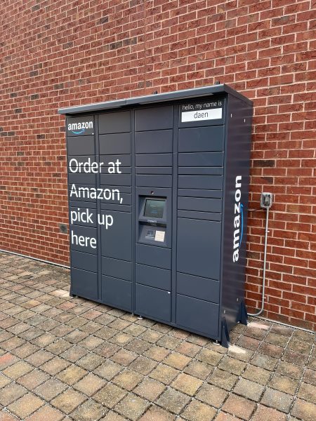 Amazon Lockers are now on campus!