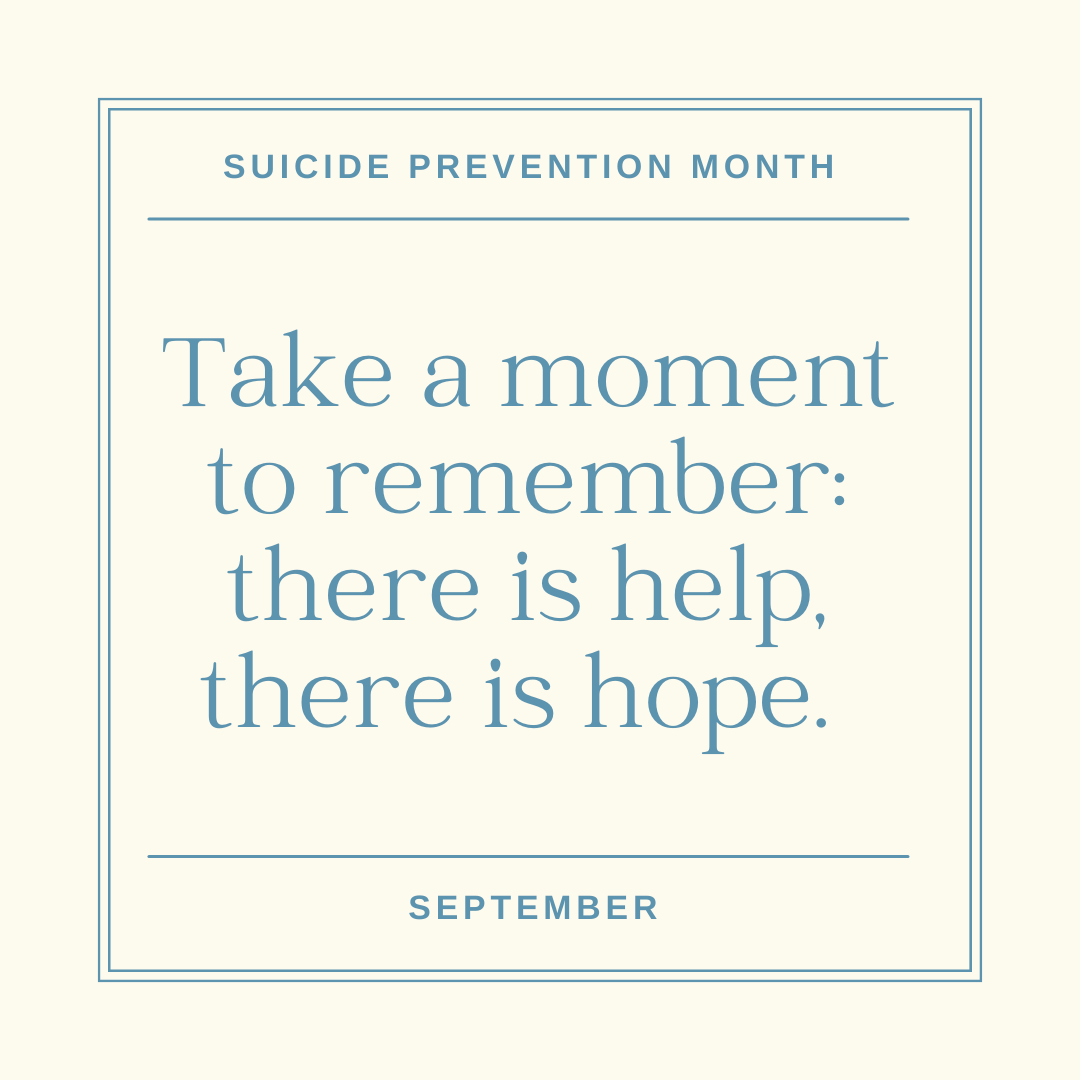 10 Facts You May Not Know About National Suicide Prevention Month