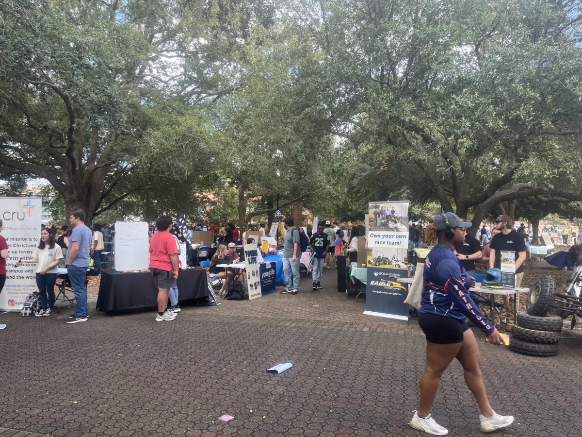 The Office of Student Activities hosted the Student Org Fair on January 25 to inform students about the different clubs and organizations at Georgia Southern. 