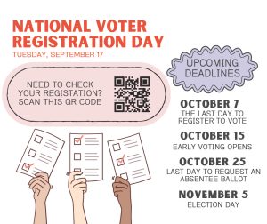 Make Your Vote Count on National Voter Registration Day