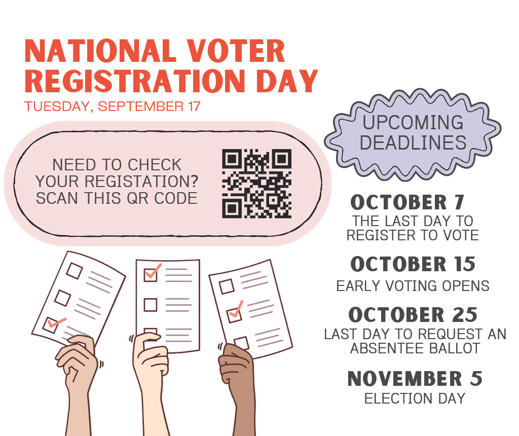 Make Your Vote Count on National Voter Registration Day