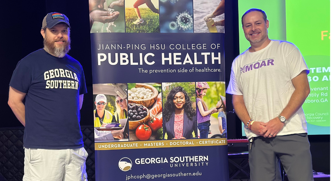 From left to right: Tom Harris (Student & CAR Member), Dr. Robert Bohler ( Assistant Professor of the Department of Health Policy & Community Health & CAR Member)