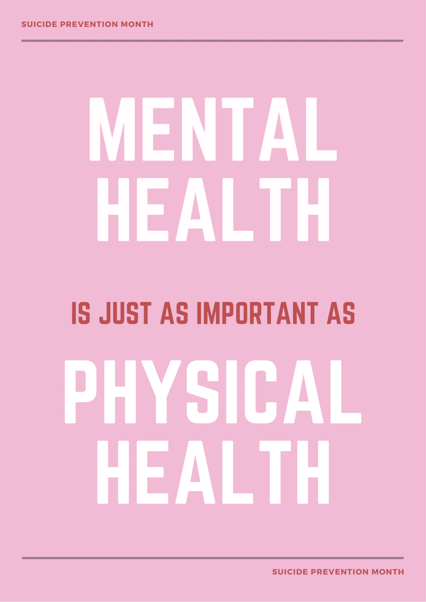 Why I Will Never Stop Advocating for Mental Health and Suicide Prevention