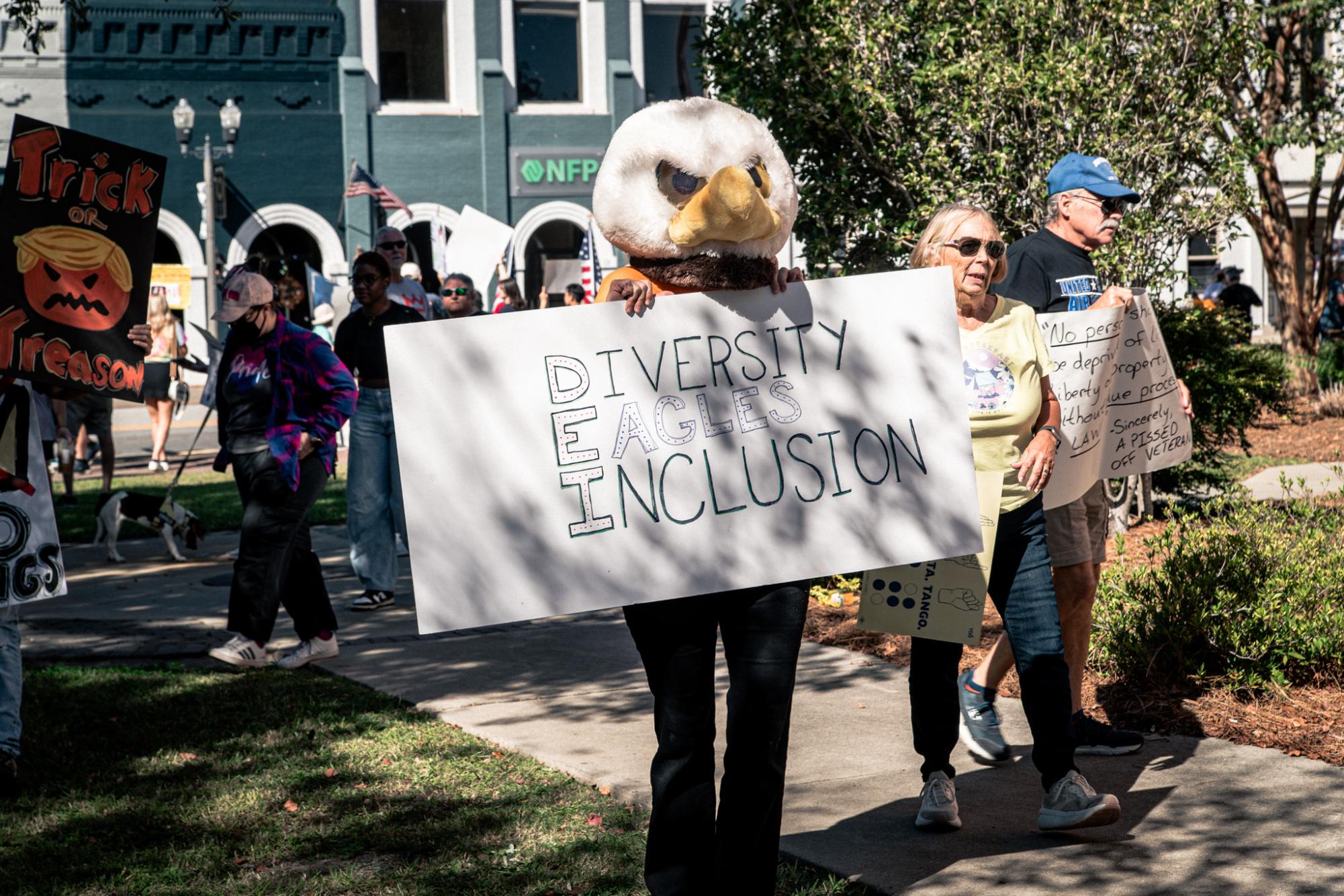 No Kings Protest Held In Statesboro