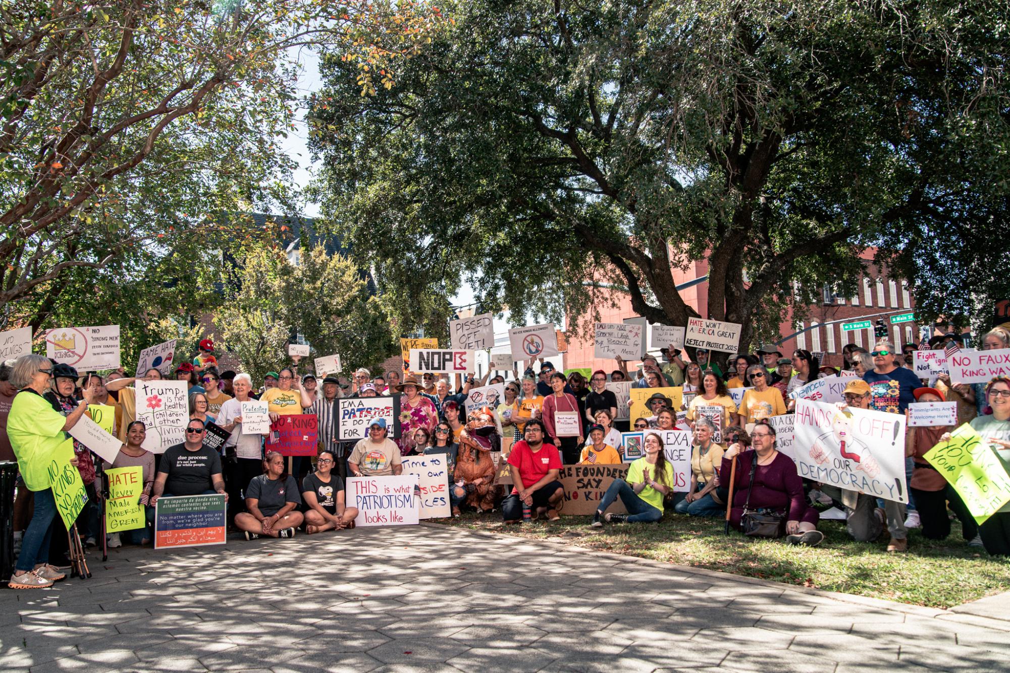 No Kings Protest Held In Statesboro