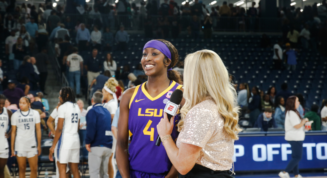 Eagles Earn Respect, Show Fight in Front of Record Crowd in Loss to No. 5 LSU