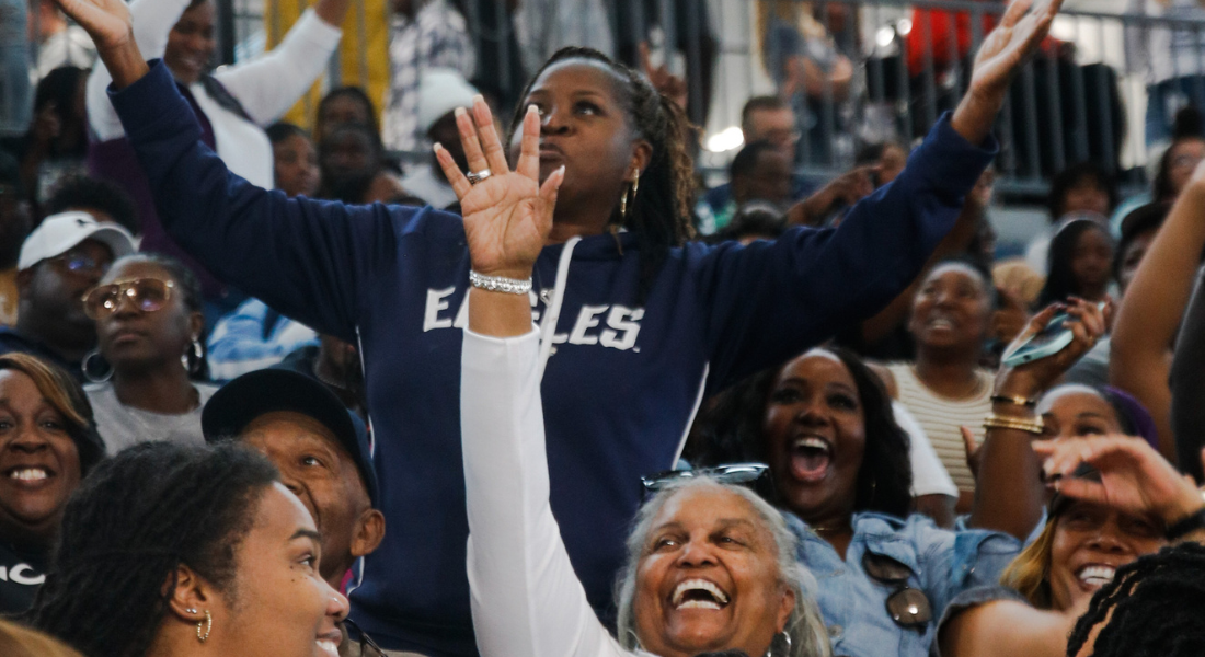 During the NCAA women's basketball game between Georgia Southern and Lousiana State University at Hill Convocation Center on November 9, 2025 in Statesboro, Georgia. (Photograph by Laila Espinosa-Moore/ The George-Anne)