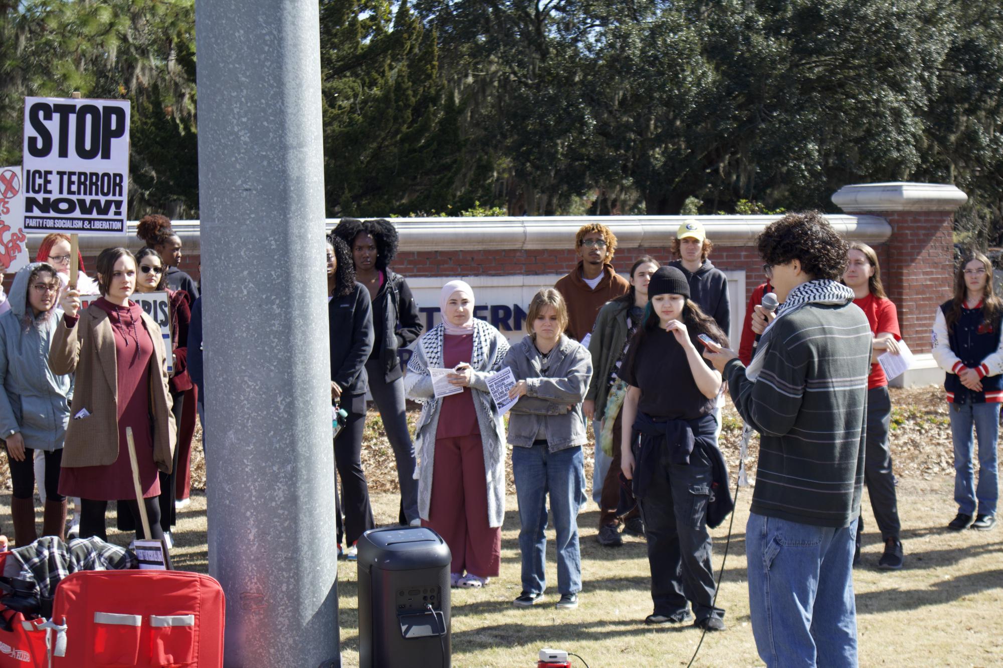 Armstrong’s Students Walk Out Against ICE