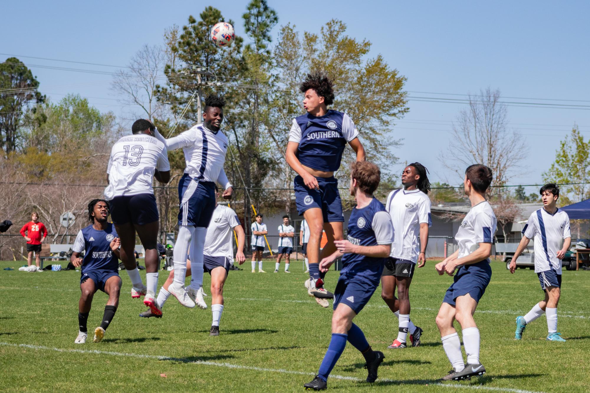 Photo Gallery: Men's Soccer Club Against GS Armstrong